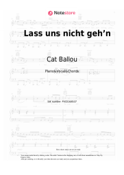 undefined Cat Ballou - Lass uns nicht geh’n