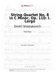 undefined Dmitri Shostakovich - String Quartet No. 8 in C Minor, Op. 110: I. Largo