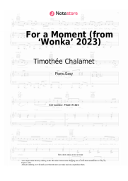 undefined Timothée Chalamet, Calah Lane - For a Moment (from ‘Wonka’ 2023)