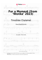 undefined Timothée Chalamet, Calah Lane - For a Moment (from ‘Wonka’ 2023)