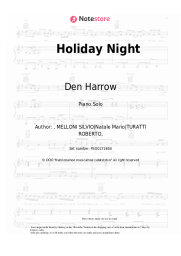 Sheet music, chords Den Harrow - Holiday Night