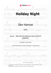 Sheet music, chords Den Harrow - Holiday Night
