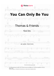 Sheet music, chords Thomas & Friends - You Can Only Be You