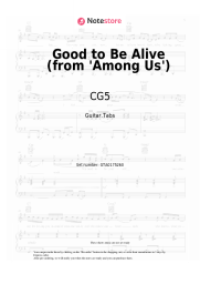Sheet music, chords CG5 - Good to Be Alive (from 'Among Us')
