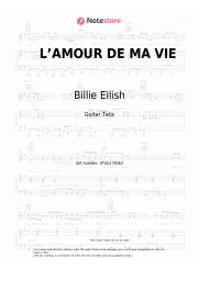 undefined Billie Eilish - L’AMOUR DE MA VIE