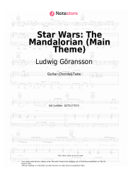 Sheet music, chords Ludwig Göransson - Star Wars: The Mandalorian (Main Theme)