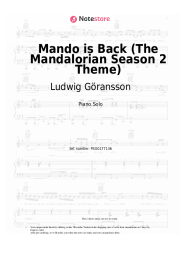 Sheet music, chords Ludwig Göransson - Mando is Back (The Mandalorian Season 2 Theme)
