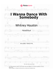 Sheet music, chords Whitney Houston - I Wanna Dance With Somebody