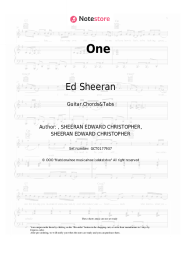 undefined Ed Sheeran - One