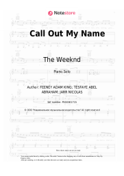 undefined The Weeknd - Call Out My Name