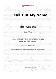 undefined The Weeknd - Call Out My Name