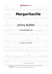 Sheet music, chords Jimmy Buffett - Margaritaville