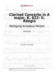 undefined Wolfgang Amadeus Mozart - Clarinet Concerto in A major, K. 622: II. Adagio
