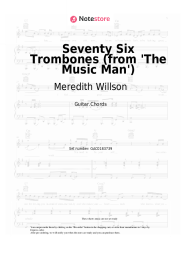 Sheet music, chords Meredith Willson - Seventy Six Trombones (from 'The Music Man')