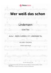 undefined Lindemann - Wer weiß das schon