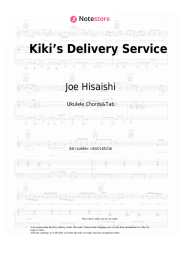 Sheet music, chords Joe Hisaishi - Kiki’s Delivery Service