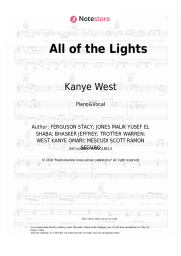 undefined Kanye West, Rihanna, Kid Cudi - All of the Lights
