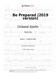 undefined Chiwetel Ejiofor - Be Prepared (2019 version)