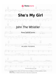 Sheet music, chords John The Whistler - She's My Girl