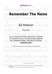 undefined Ed Sheeran, Eminem, 50 Cent - Remember The Name