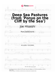 Sheet music, chords Joe Hisaishi - Deep Sea Pastures (from 'Ponyo on the Cliff by the Sea')