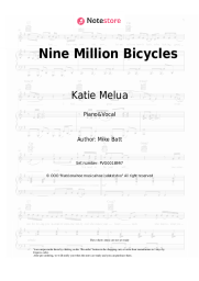 undefined Katie Melua - Nine Million Bicycles
