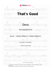undefined Devo - That's Good