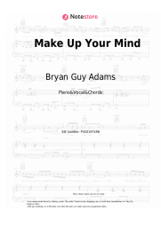 undefined Bryan Guy Adams - Make Up Your Mind