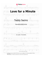 undefined Teddy Swims - Love for a Minute