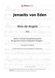 Sheet music, chords Nino de Angelo - Jenseits von Eden