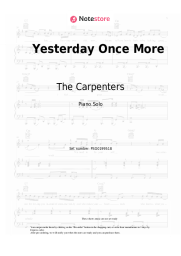 undefined The Carpenters - Yesterday Once More