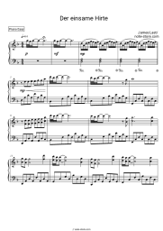 Sheet music, chords James Last - The Lonely Shepherd