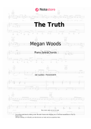 Sheet music, chords Megan Woods - The Truth
