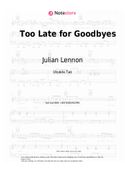 undefined Julian Lennon - Too Late for Goodbyes
