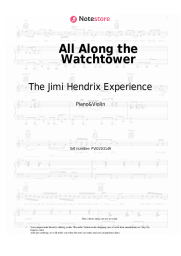 Sheet music, chords The Jimi Hendrix Experience - All Along the Watchtower