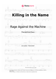 undefined Rage Against the Machine - Killing in the Name 