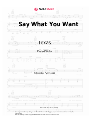 undefined Texas - Say What You Want