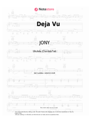 undefined JONY - Deja Vu