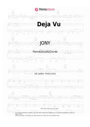 undefined JONY - Deja Vu