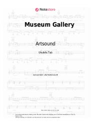 Sheet music, chords Artsound, Laurent Dury - Museum Gallery