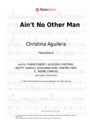 undefined Christina Aguilera - Ain't No Other Man