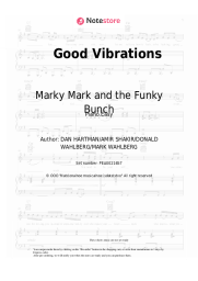 Sheet music, chords Marky Mark and the Funky Bunch - Good Vibrations