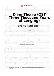 Sheet music, chords Tom Holkenborg - Djinn Theme (OST Three Thousand Years of Longing)