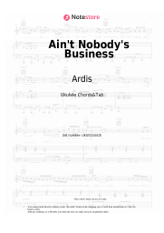 undefined Ardis - Ain't Nobody's Business