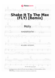 Sheet music, chords Moliy, Silent Addy, Skillibeng, Shenseea - Shake It To The Max (FLY) [Remix]