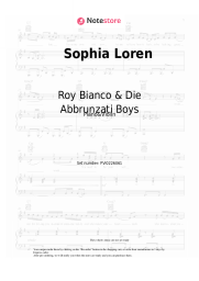 undefined Roy Bianco & Die Abbrunzati Boys - Sophia Loren