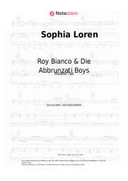 undefined Roy Bianco & Die Abbrunzati Boys - Sophia Loren