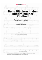 undefined Reinhard Mey - Beim Blättern in den Bildern meiner Kindheit