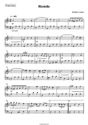 Sheet music, chords Stefano Linari - Ricordo