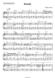 Sheet music, chords Stefano Linari - Ricordo